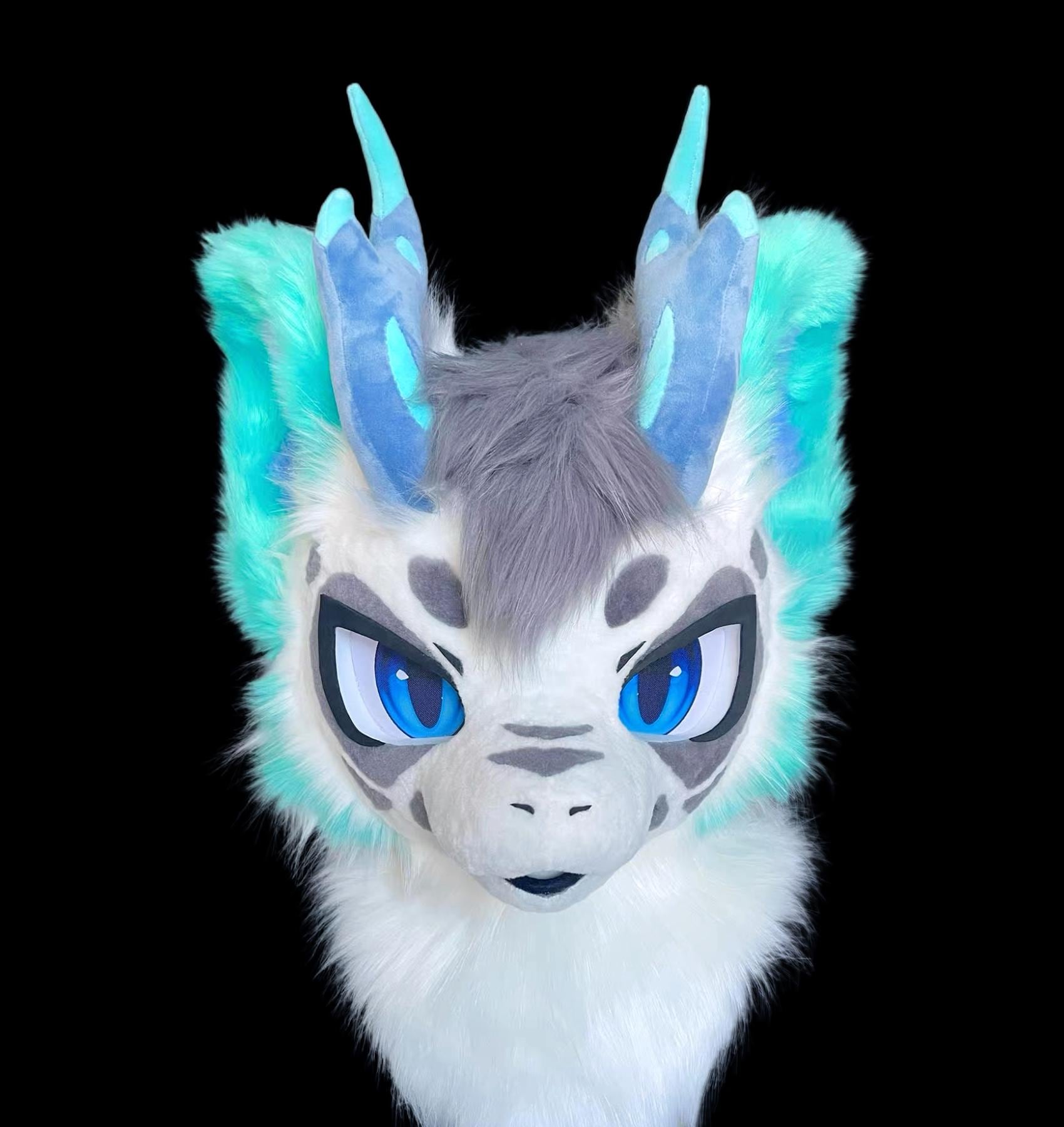 Dedicated Purchase Link Cool Dragon Fursuit Head, Furry Pre-made