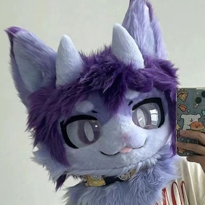 Fursuit Head, Furry  Pre-Made Fur Head, Furry Cosplay,Fantasy Creatures