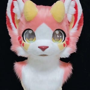 Fursuit Head, Furry  Pre-Made Fur Head, Furry Cosplay,Fantasy Creatures