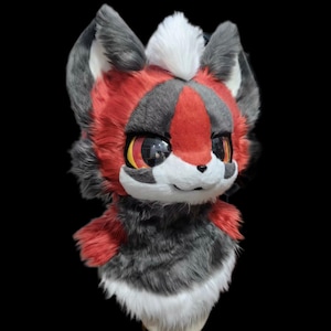 Fursuit Head, Furry  Pre-Made Fur Head, Furry Cosplay,Fantasy Creatures