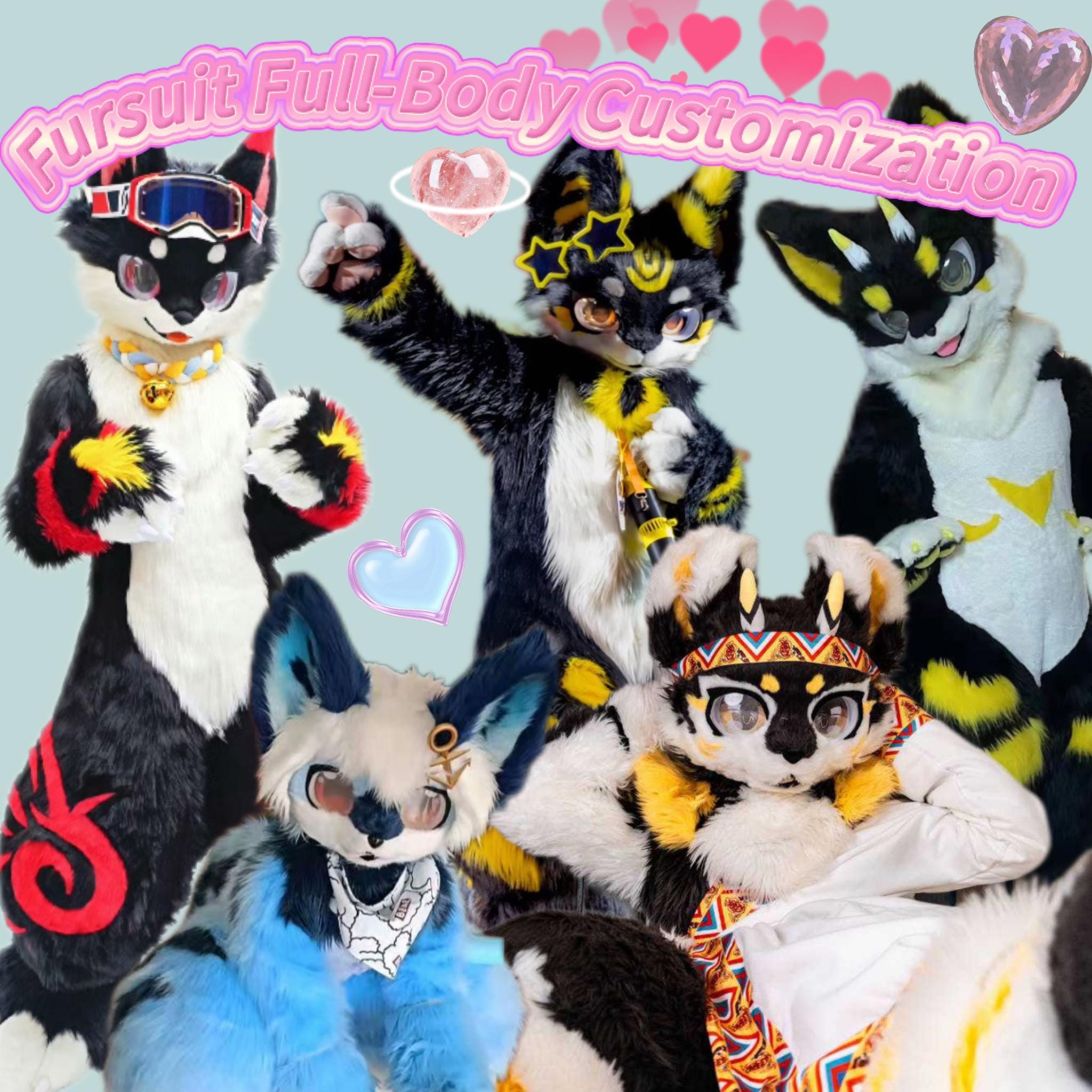 Fursuit Full-body Customization, Custom Fursuit Full Suit