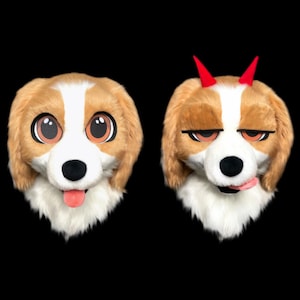 Fursuit Head, Furry  Pre-Made Fur Head + Paw, Furry Cosplay,Fantasy Creatures