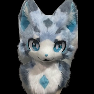 Cat Fursuit Head, Kemono Furry Pre-Made Head + Claws, Furry Cosplay, Fantasy Creatures, Cute Cat Fursuit Head
