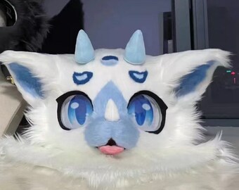 Pre-Made Fursuits - Head Only, Furry Cosplay,Cute Fursuit Head,Japanese Style
