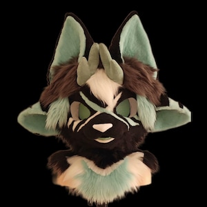 Fursuit Head, Kemono Furry Pre-Made Head, Furry Cosplay, Fantasy Creatures, Cute Fursuit Head