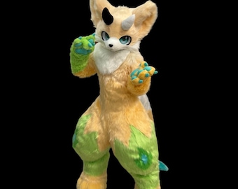 Fursuit Full Body,  FurryNew Pre-Made Fur Head, Furry Cosplay, Full Fursuit, Full Body Costume Cosplay
