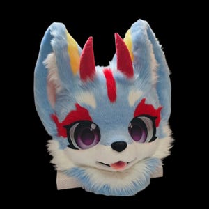 Fursuit Head, Furry  Pre-Made Fur Head, Furry Cosplay,Fantasy Creatures
