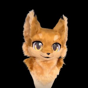 Fursuit Head- Only Head, Dog Furry Pre-Made Fur Head, Furry Cosplay, Fursuit Premade, Dog Fantasy Creatures, Cute Furry Mask Head