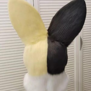 Fursuit Head- Realistic Style Rabbit Head Customization,furry Cosplay ...
