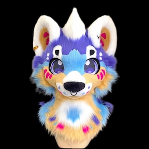 Fursuit Head, Furry  Pre-Made Fur Head, Furry Cosplay,Fantasy Creatures