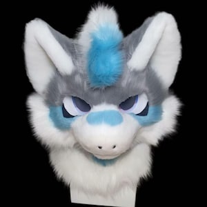 Cool Lion Fursuit Head, Furry Pre-Made Fur Head, Lion Furry Cosplay, Lion Fantasy Creatures, Cool-lion Fursuit Head