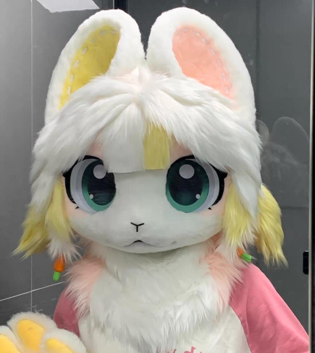 Fursuit Head- Head Only, Bunny Furry Cosplay,fantasy Creatures,rabbit ...