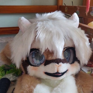 Fursuit Head, Furry  Pre-Made Fur Head And Claw, Furry Cosplay,Fantasy Creatures