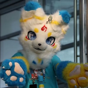 Fursuit Head- Head And Claw, Furry Cosplay,Fantasy Creatures, Fursuit Head, Cat Fantasy Creatures