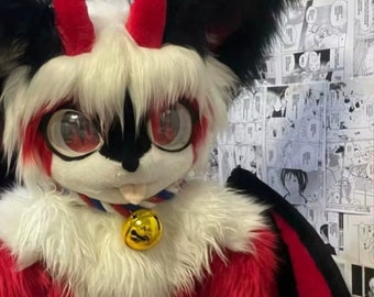 Fursuit Head Ganzkörper, pelzigen neuen vorgefertigten Pelzkopf, voller Fursuit, Ganzkörper-Kostüm Cosplay, geben Ihnen ein zusätzliches Paar Füße