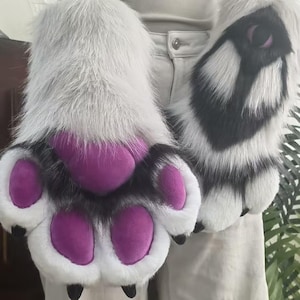 Furry Paws Custom Made, Handmade Four Finger Paws Five Finger Paws, Role Play Furry Gloves Dog Paws, Suitable For Fur Clothing Lovers