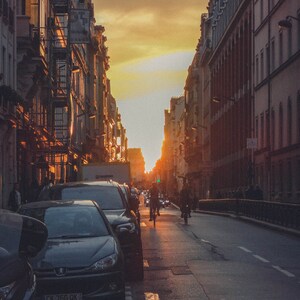 Sunset in Paris