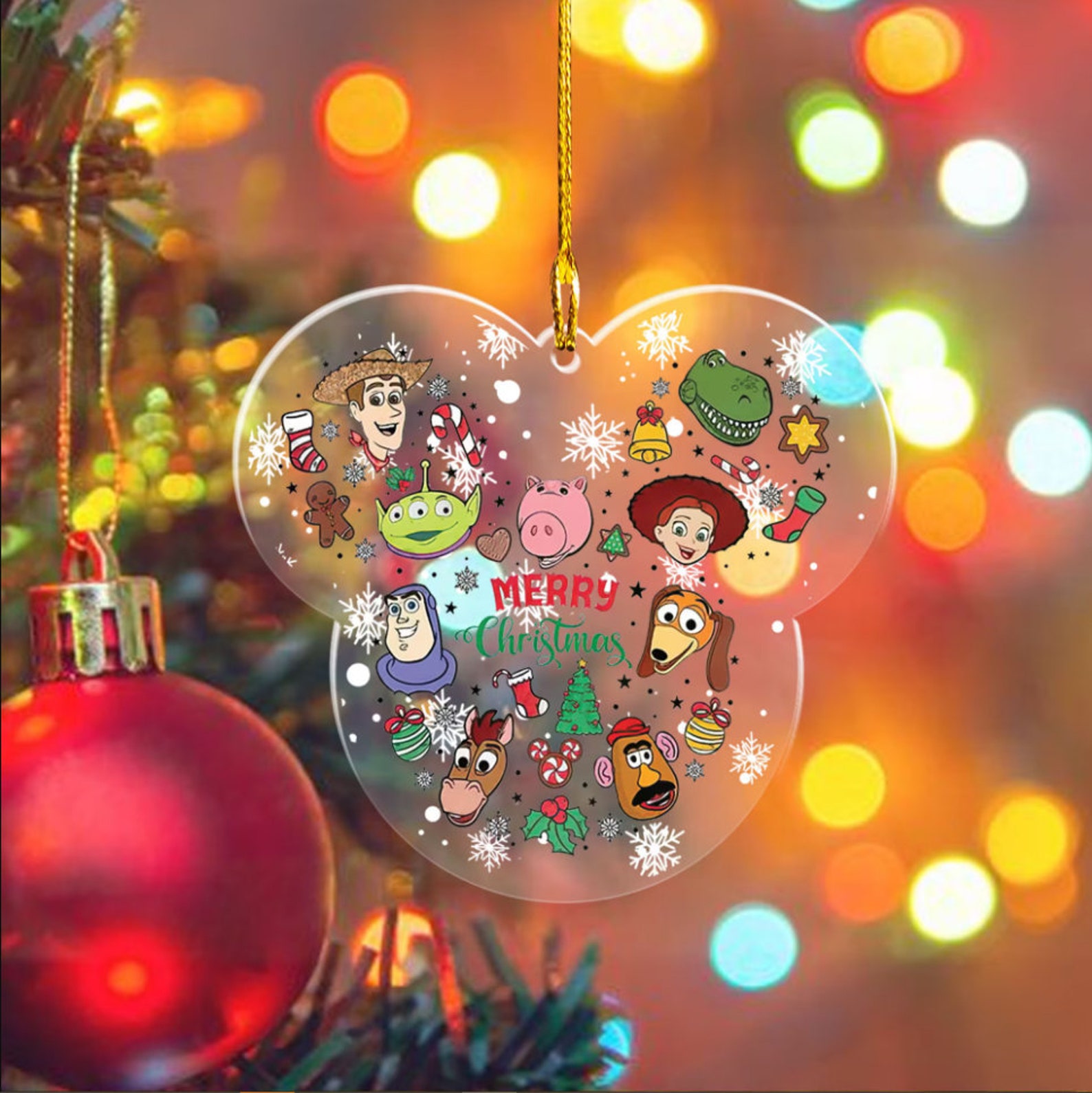 Custom Toy Story Ornament Toy Story Christmas Ornament Toy Etsy Canada