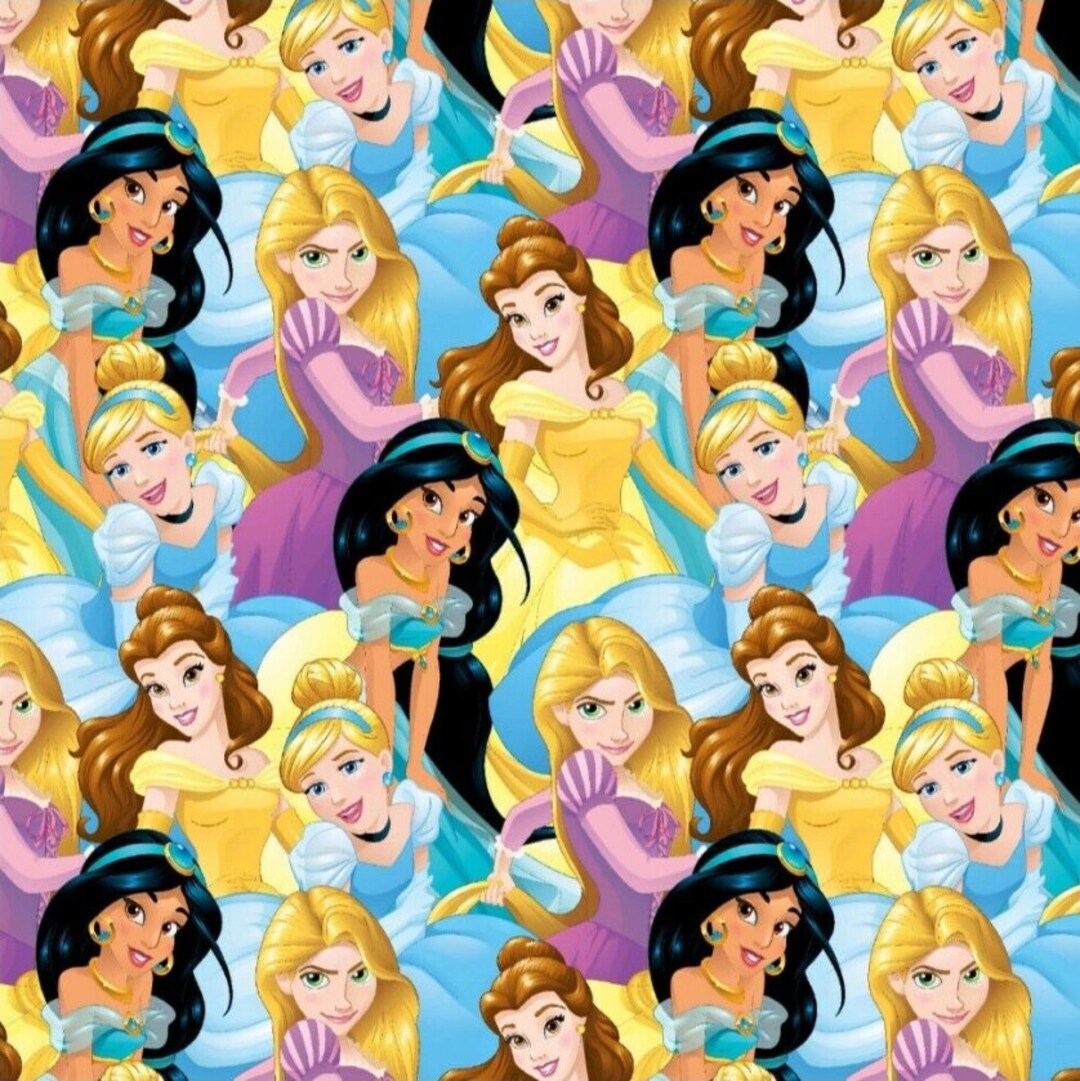 Disney Princess Wrapping Paper Princess Gift Wrap Princess - Etsy