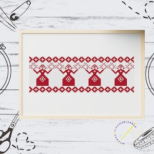 Ukrainian Defender Berehynia Amulet Traditional Cross Stitch Digital Pattern PDF