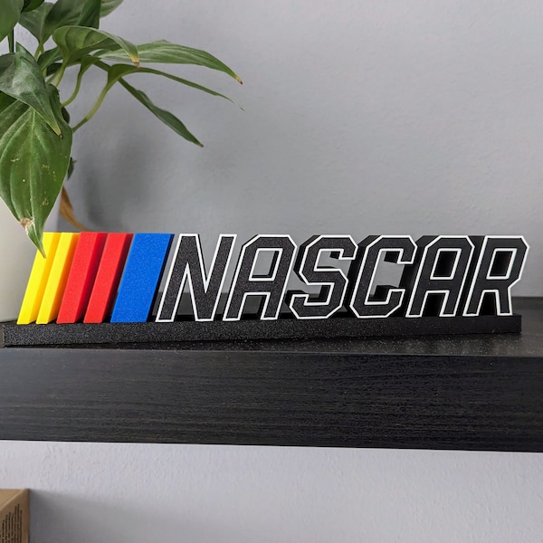 Bespoke, high quality and unique NASCAR logo - 3D printed