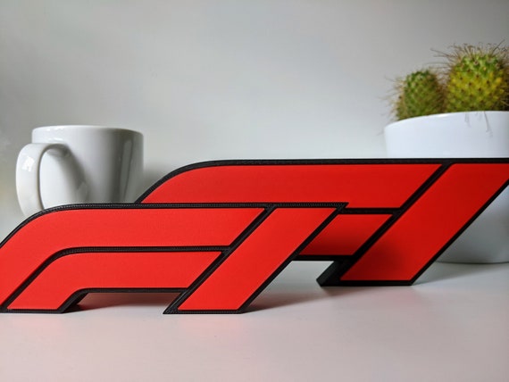 Formula 1 - F1 - Logo Display - Formula 1 fans, decorative, gift, display, image, for in the gameroom, mancave, (home) office, bedroom