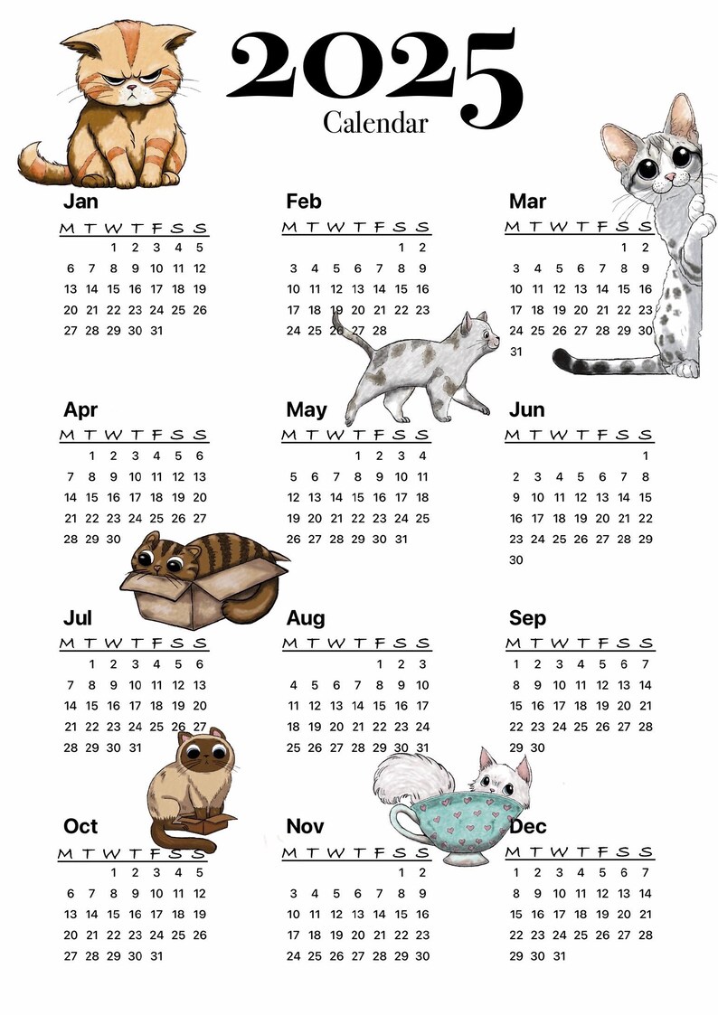 2025 Calendar Artistic 