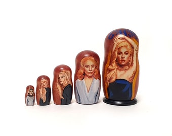 Fantasy Lady Gaga Schachtelpuppen 15,5 cm, 6,1 &#39;&#39; oder 5-tlg