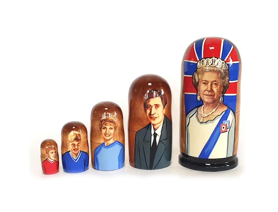 マトリョーシカ 2個セット ロシア雑貨☆ウインター エッグオーナメント