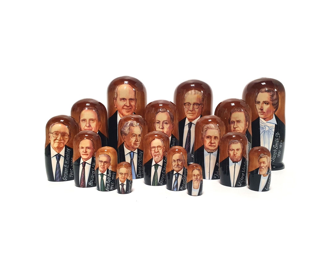 Prophets Dolls Nesting Dolls 8'' or 205 Cm 17 Pcs Etsy