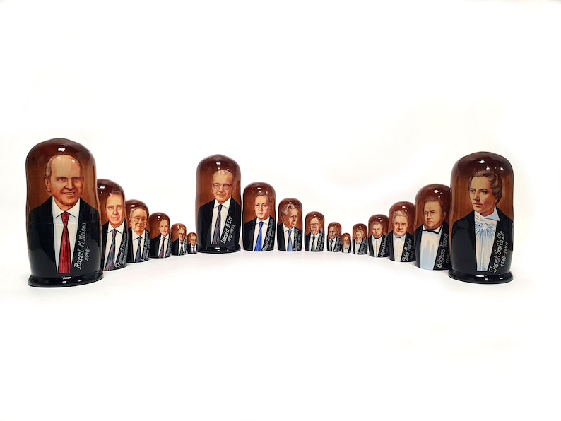 Prophets Dolls Nesting Dolls 8'' or 205 Cm 17 Pcs Etsy