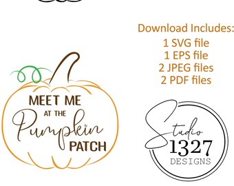 Pumpkin Patch SVG: Herbst Druckbare, Wandkunst (Digitaler Download)