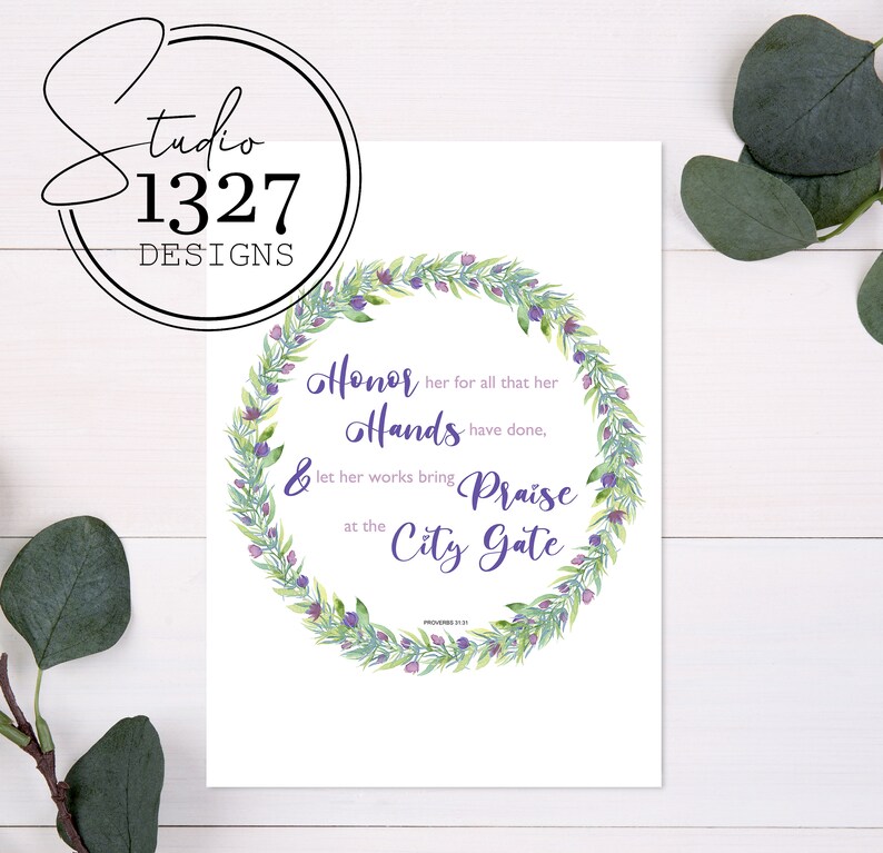Printable Mother's Day Card / Printable Greeting Card / Inspirational ...