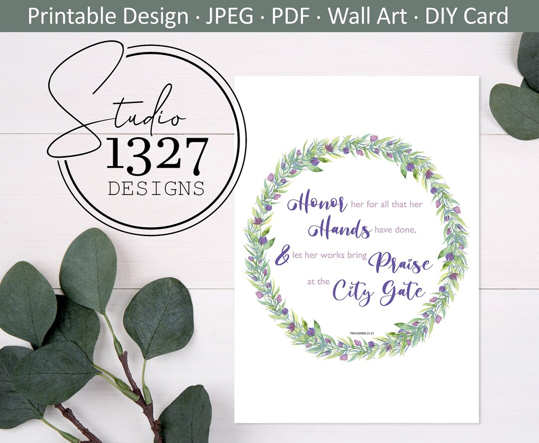 Printable Mother's Day Card / Printable Greeting Card / Inspirational ...