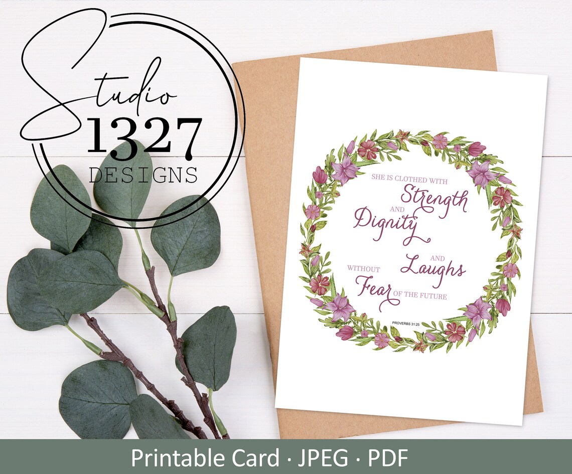 Printable Mother s Day Card / Printable Greeting Card / Inspirational Printable Mother s Day Card / Printable Greeting Card / Inspirational