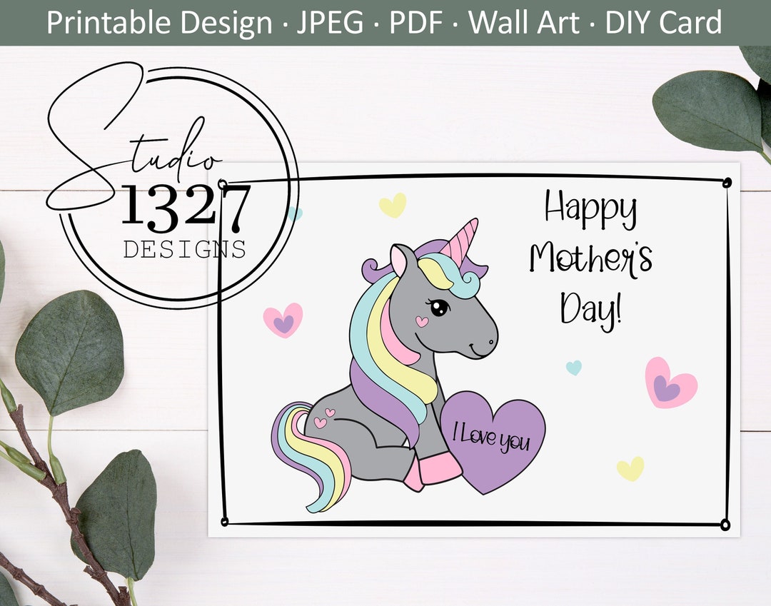 Amazing Unicorn Mother's Day Card Image Collection Amazing Unicorn Mother's Day Card Image Collection