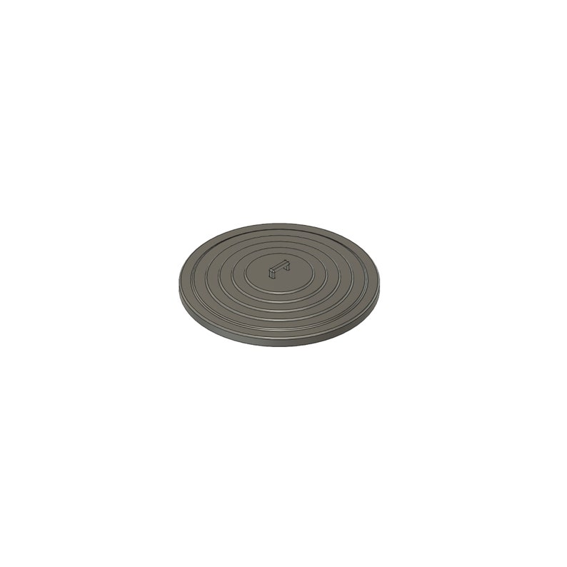 Metal Trash Can Lid