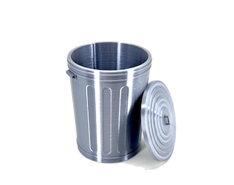 1/10 Scale Metal Trash Can - 3D print files