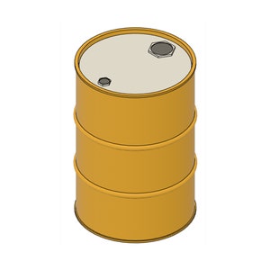 1/10 Scale 55 Gallon Trommel - 3D Druck Dateien