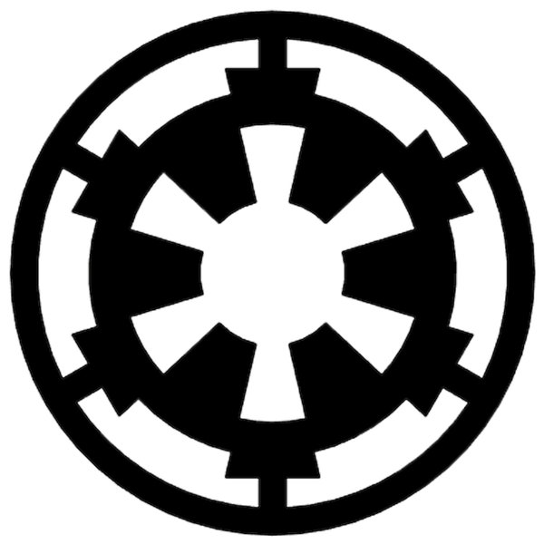 Galactic Empire Logo - 3D print + SVG files