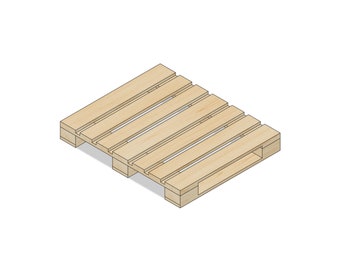 1/10 Scale Pallet - 3D print files