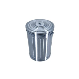Metal Trash Can+Lid