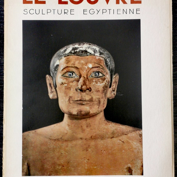 Der Louvre, ägyptische Skulptur 1954