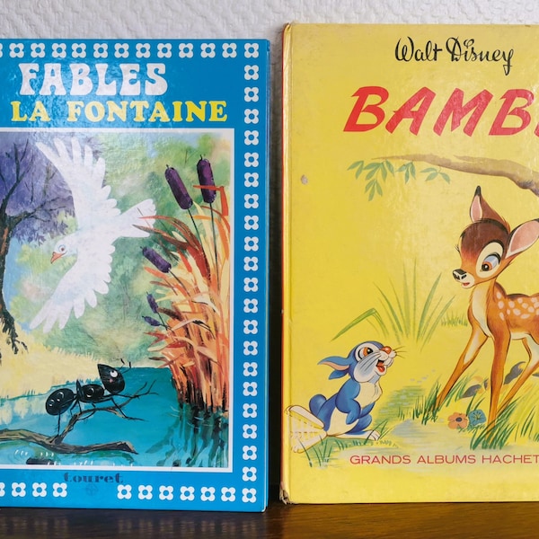 Lot d'anciens livres de contes pour enfants