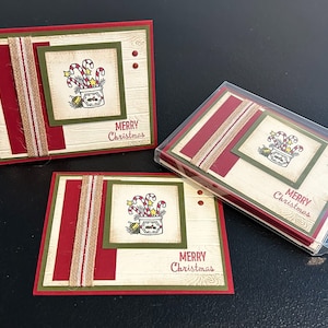 Stampin Up Handmade Greeting Cards Boxed Set