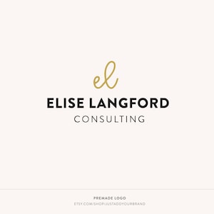 Semi-Custom Logo Design Minimal Logo Design Signature Logo Design Therapist Logo Counseling Logo Realtor Logo Business Logo Design Coaching Logo Only