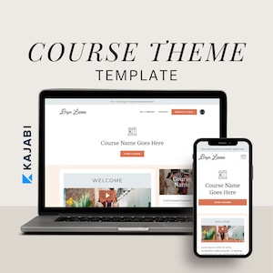 Kajabi-Course Theme Template: Personalisierbares Produktdesign