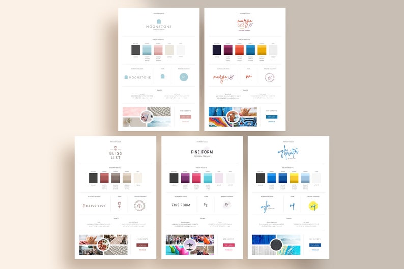 Branding Kit Template Canva