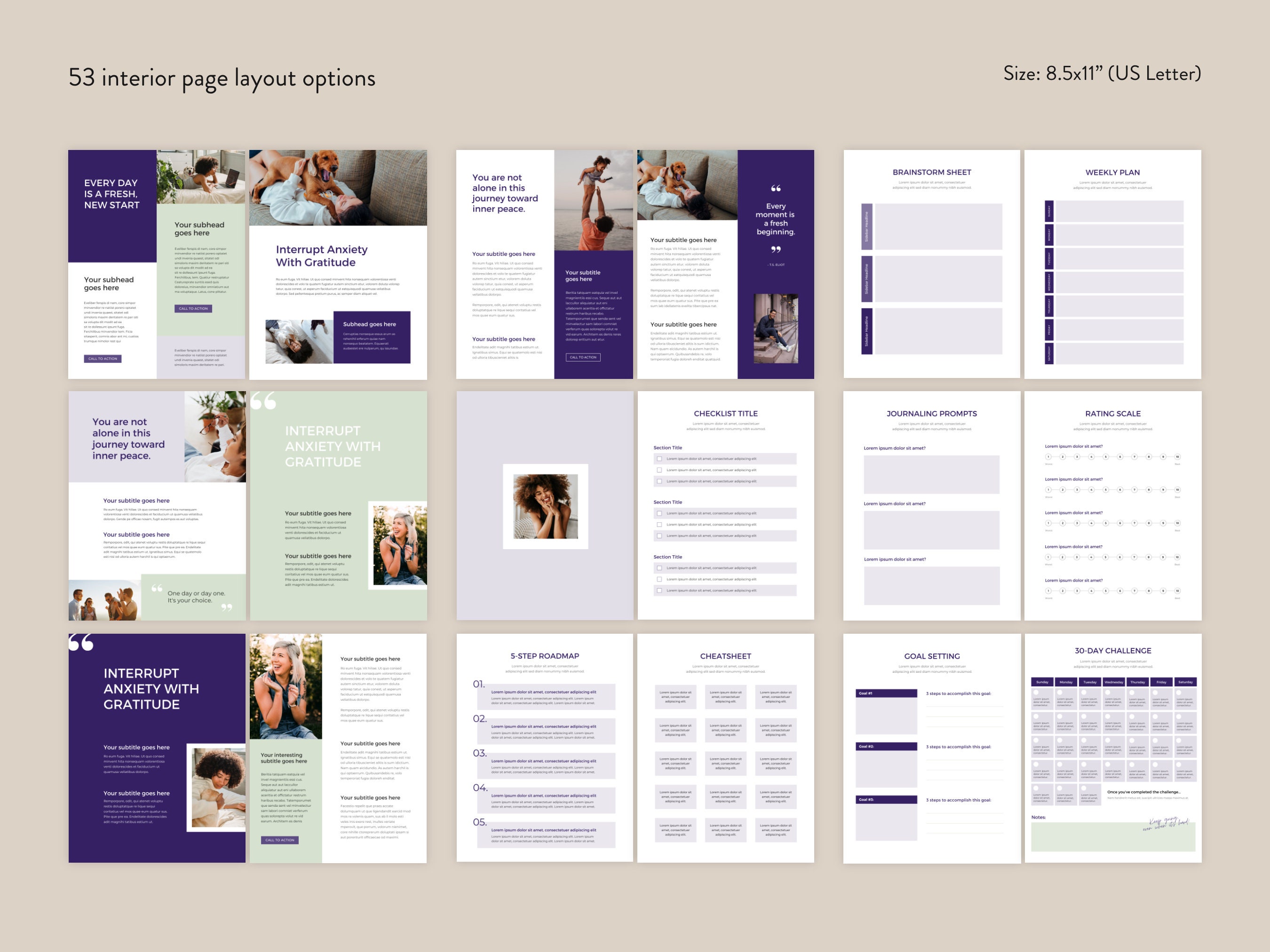 Wellness Course Workbook Template Bundle Telehealth Ebook - Etsy
