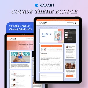 Kajabi Course Template Kajabi Product Theme Kajabi Membership Template Kajabi Template Kajabi Course Template Kajabi Course Theme Template